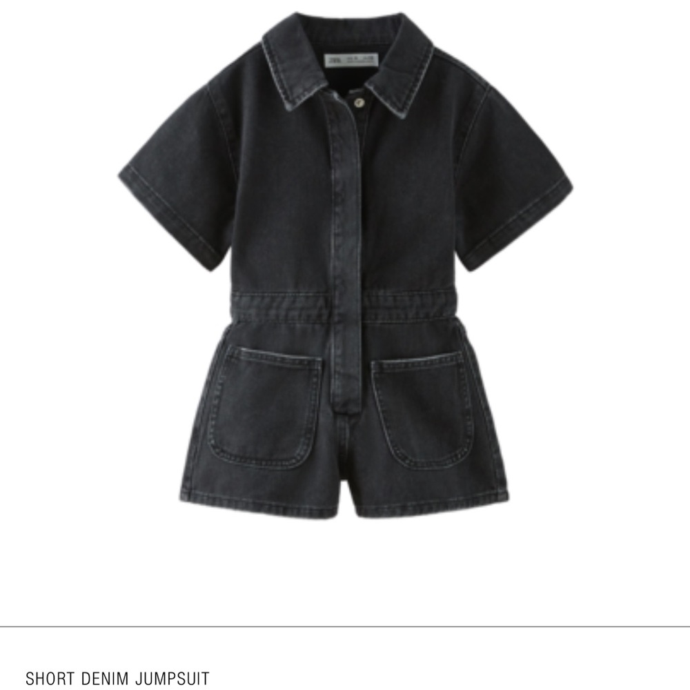 Zara denim jumpsuit kids size 8 ***GREAT CONDITION***